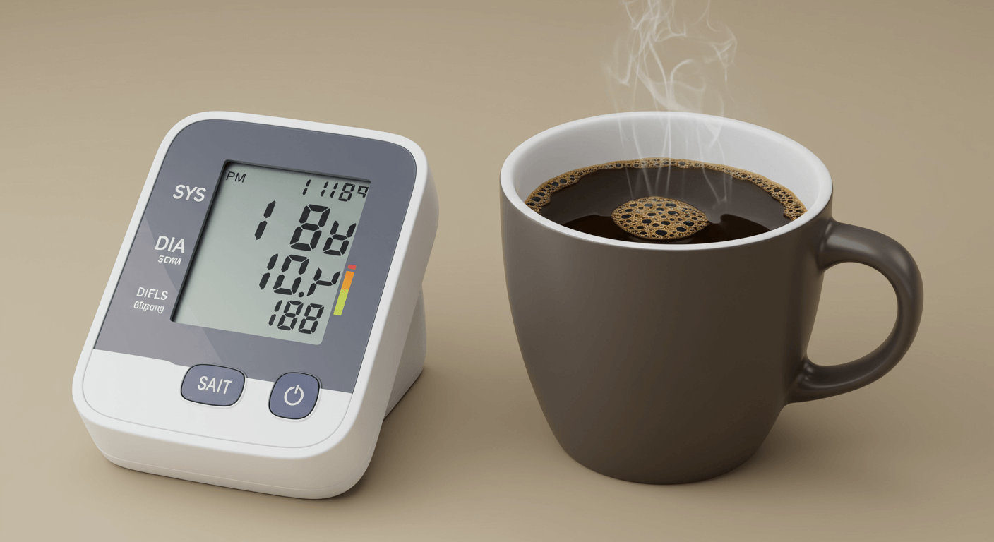 czy kawa obniża ciśnienie