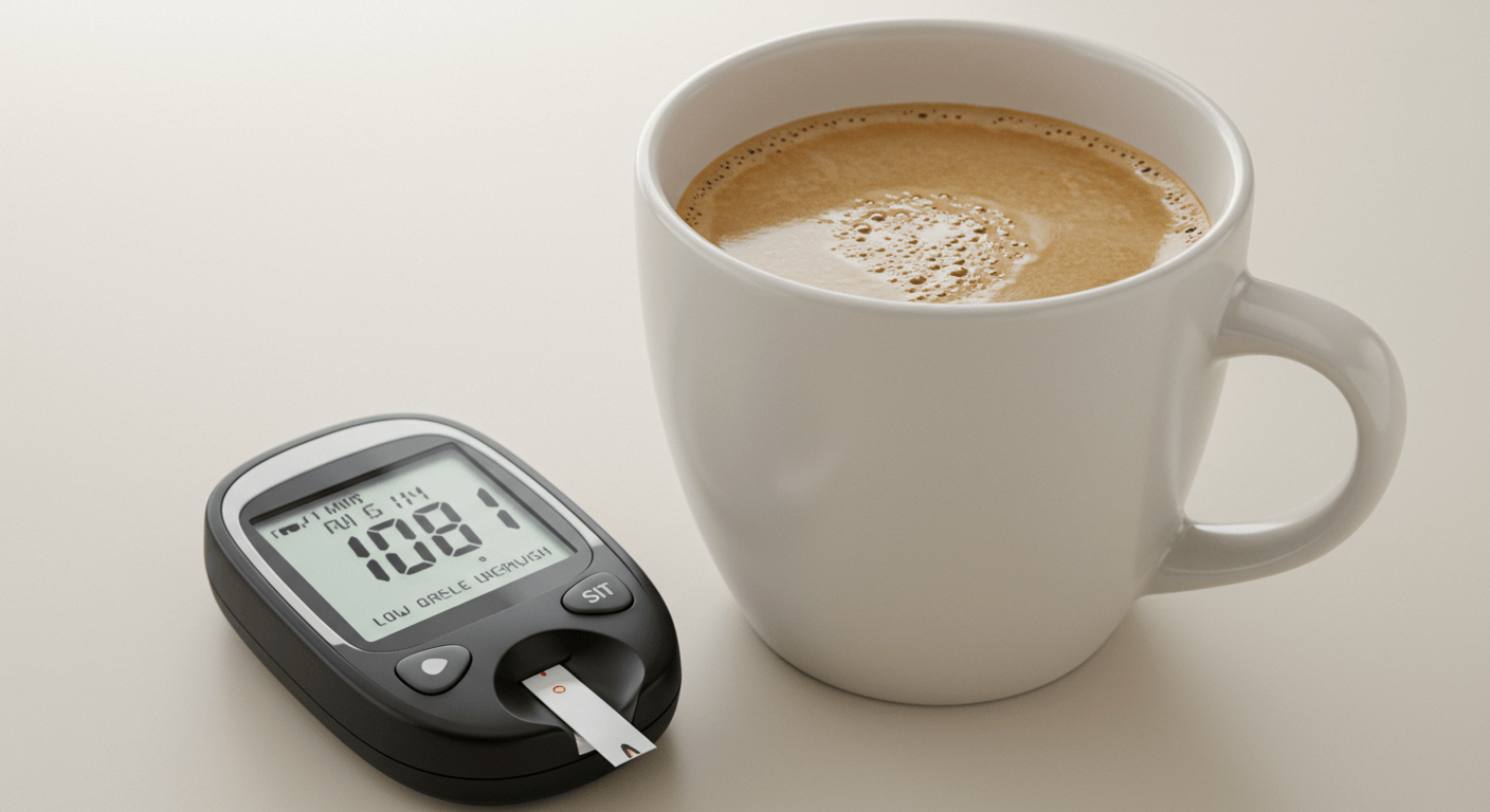 czy kawa obniża cukier