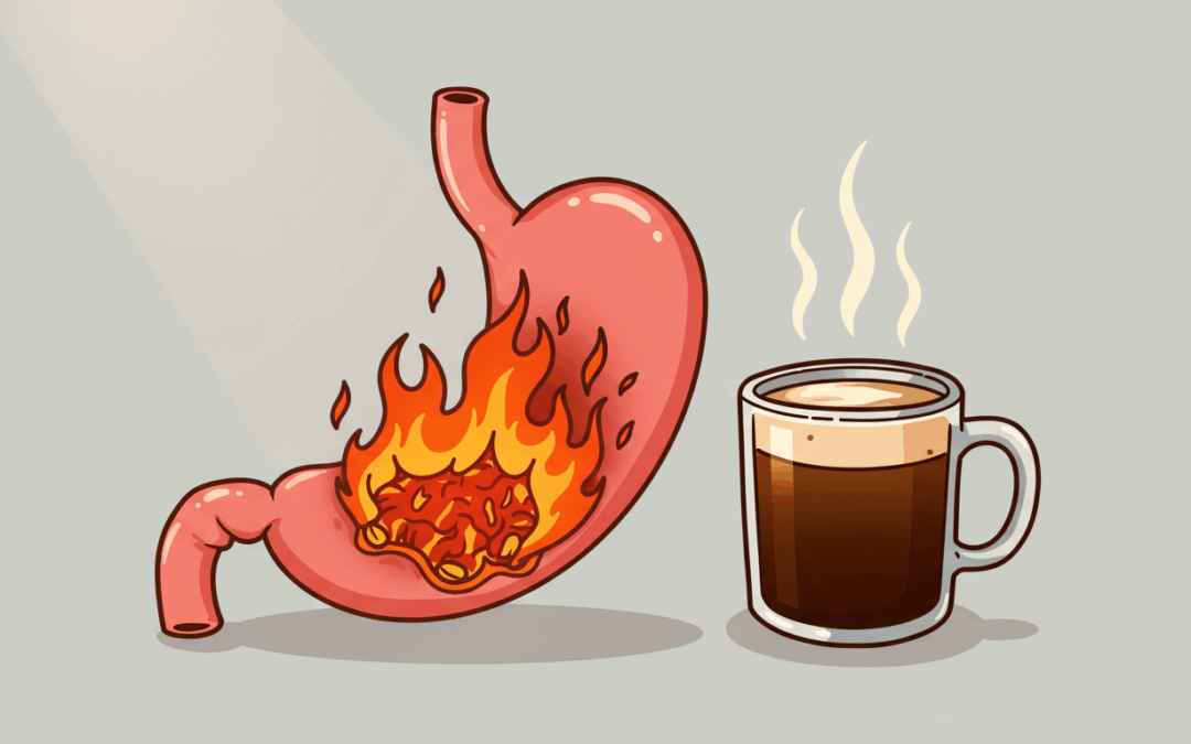 Czy kawa podrażnia żołądek – to dlatego czujesz pieczenie po każdej filiżance